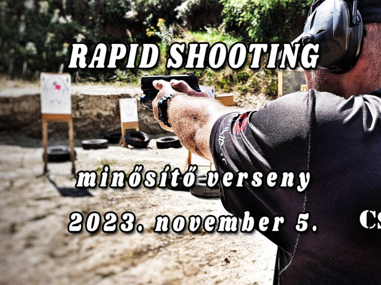 Rapid Shooting minősítő verseny
